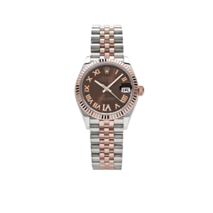 Rolex Datejust 31 278271 'Ladies' Rose Gold Stainless Steel Roman Chocolate Dial Jubilee (2024)