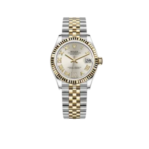 Rolex Datejust 31 278273 'Ladies' Yellow Gold Stainless Steel Silver Dial